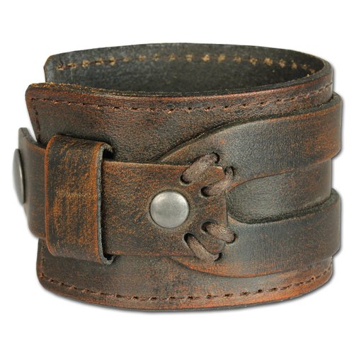 Lederarmband Herren braun